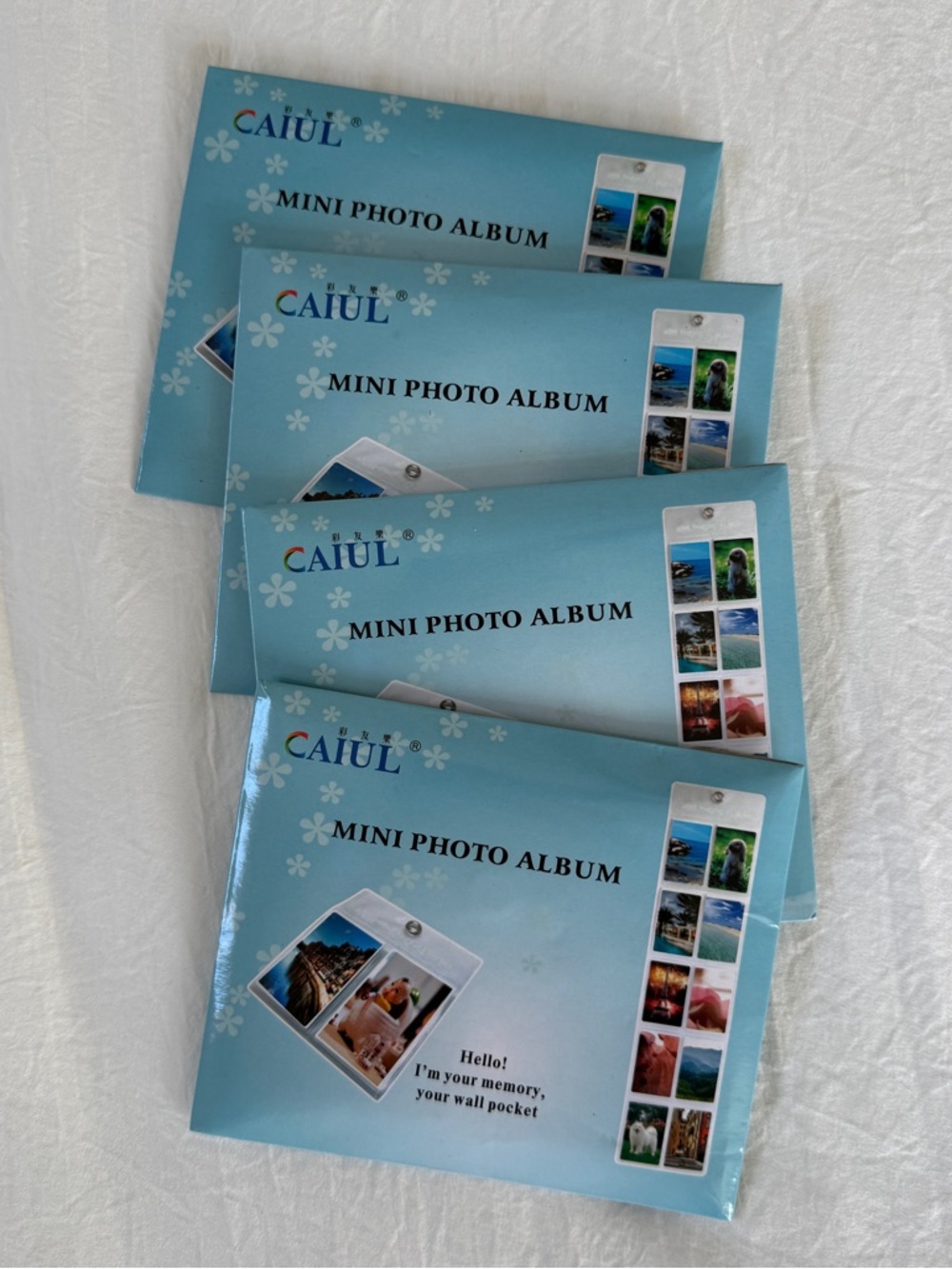 CAIUL Mini Photo Album - Instax Mini Film (Set of 4)
